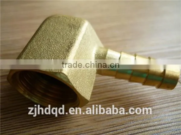 brass L type Hose rubber hoes sleeve end fitting