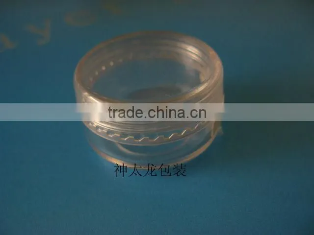 PS cosmetic plastic jars clear 10ml