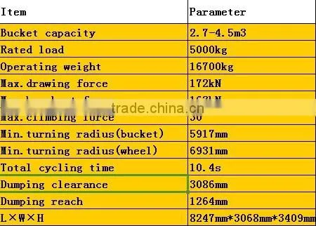 Road construction equipment 5Ton Wheel Loader