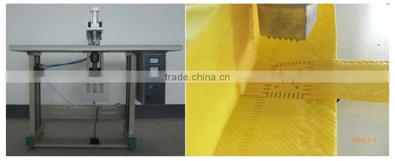 Ultrasonic non woven shopping bag sealing machine