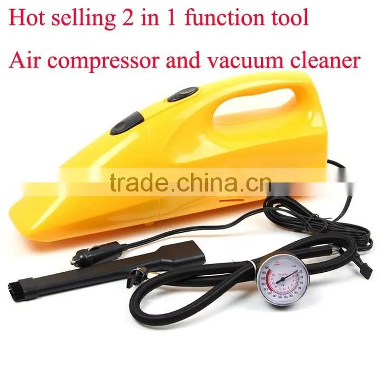 vacuum cleaner car air compressor vacuum cleaner for car tyre inflator air compressor