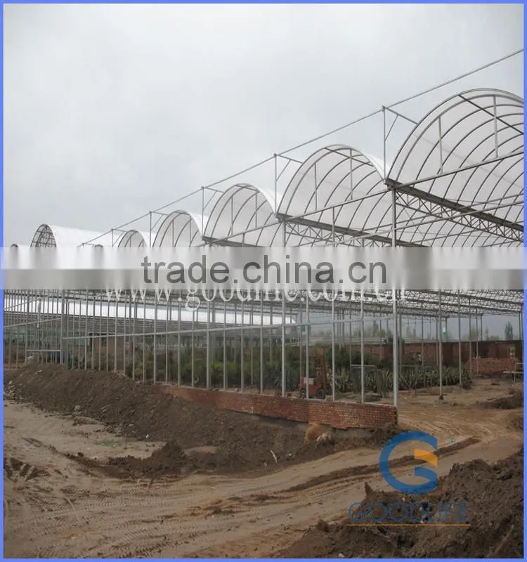 2015new UV protection commercial greenhouse for sale with anti-fog