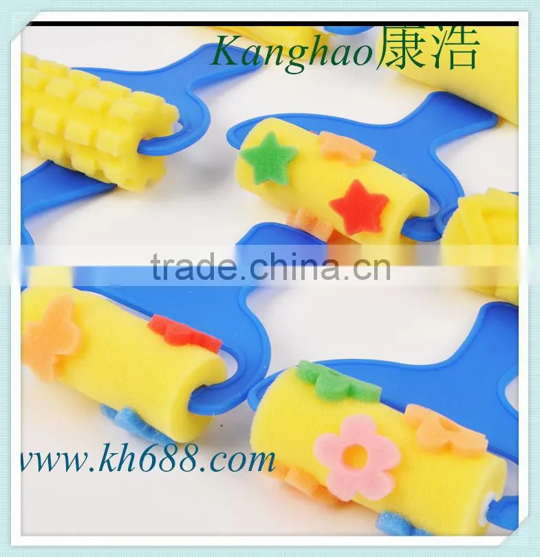 wooden handle mushroom brush,painting brush ,oil painting brush,brush painting brush pen,seal brush,dot brush, kids using brush