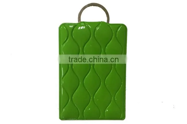 Fashionable pvc business card holder with keyring,plastic card case with keyring