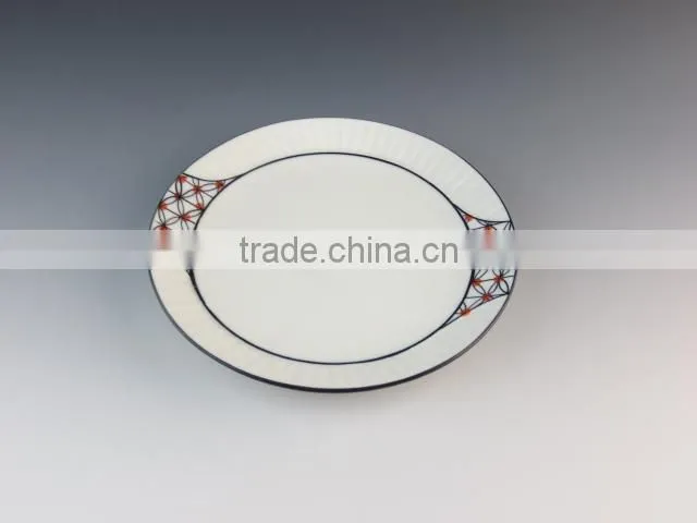 ceramic eco-friendly durable dinner ware type dinner set with decal