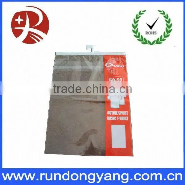 Clear wide usage plastic zipper bag for sale