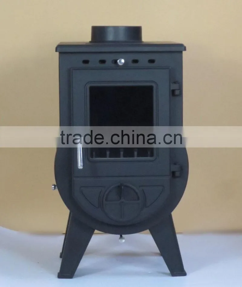 Cast Iron Glass Door Wood Burning Stove /Parts/ heating area 90-300sqm