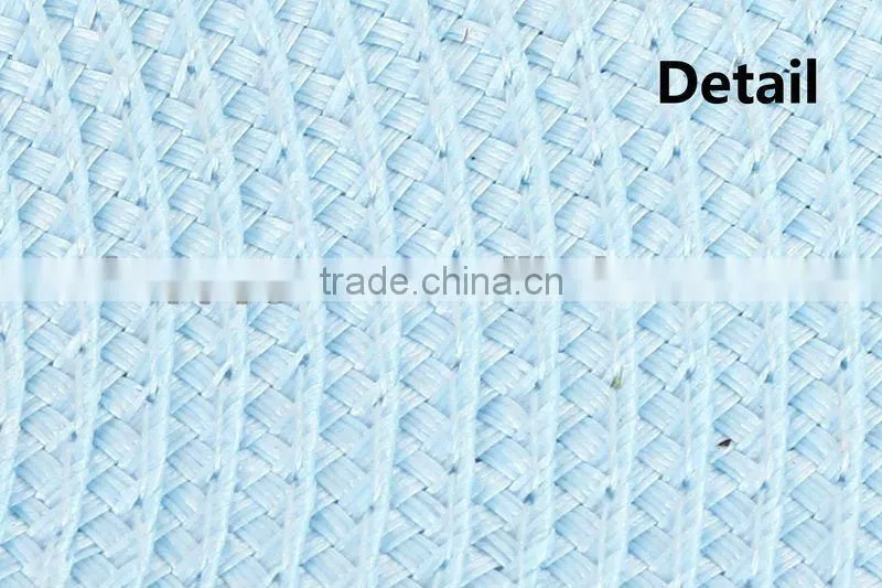 Round PP tablemats/round placemat, bright blue color