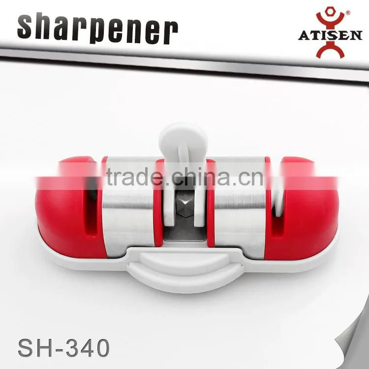 2 Stage Knife Sharpener with Suction Pad