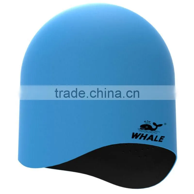 3D swim cap with 100%silicone, 3D reversible ball swim cap