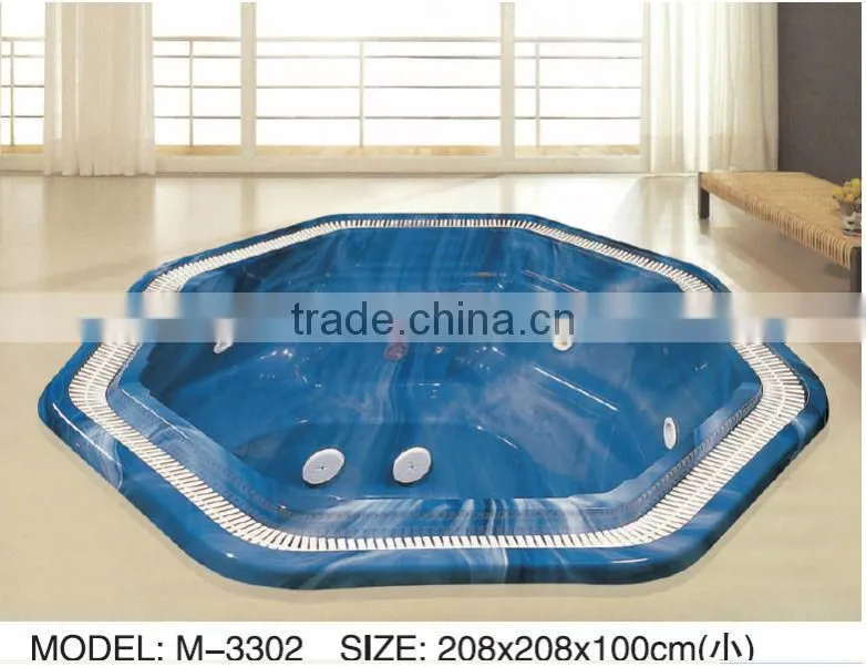 outdoor massage stainless steel waterfall spa artificial waterfall