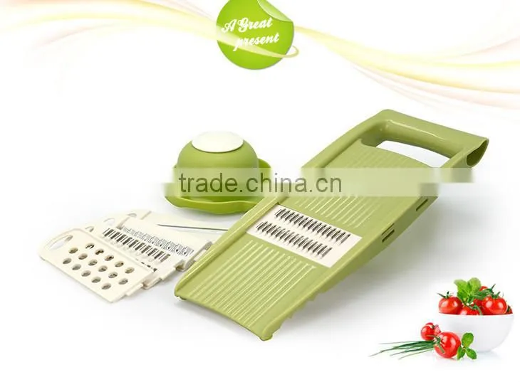 Professional Vegetables Mandoline Julienne Cutter Slicer Grater Garlic
