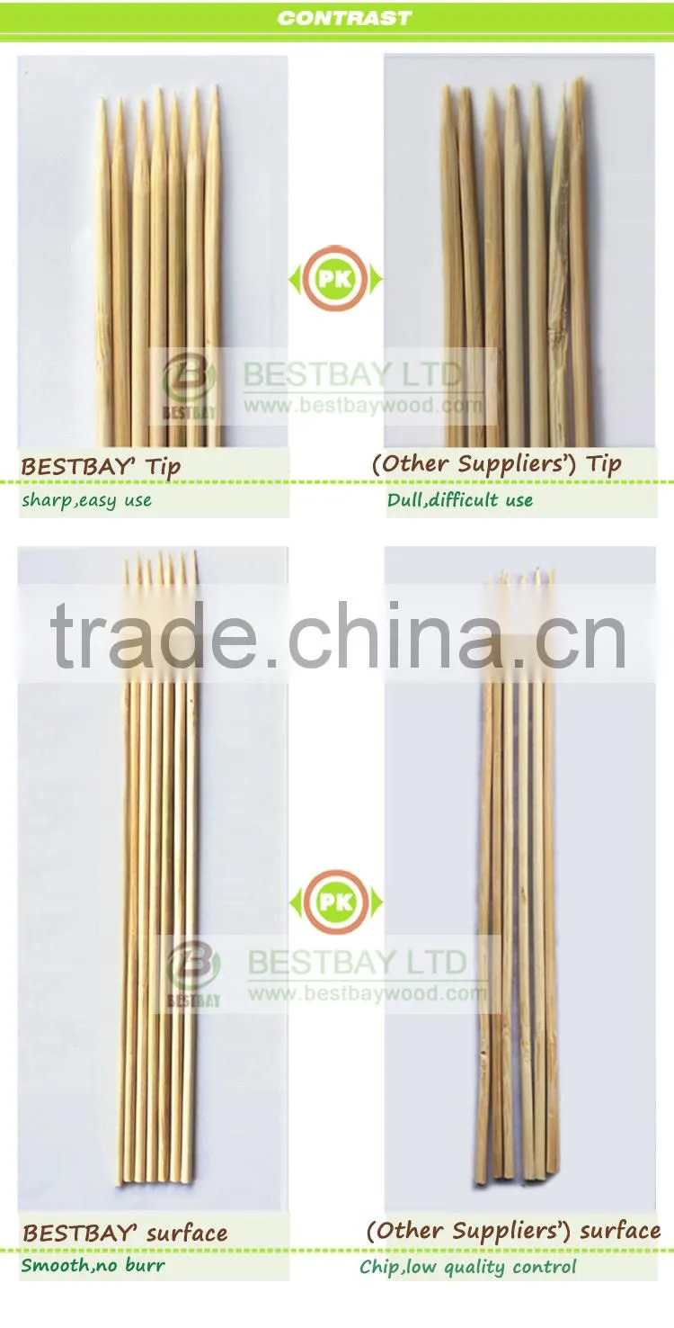 bamboo skewer Use For BBQ Bamboo Skewer 35cm