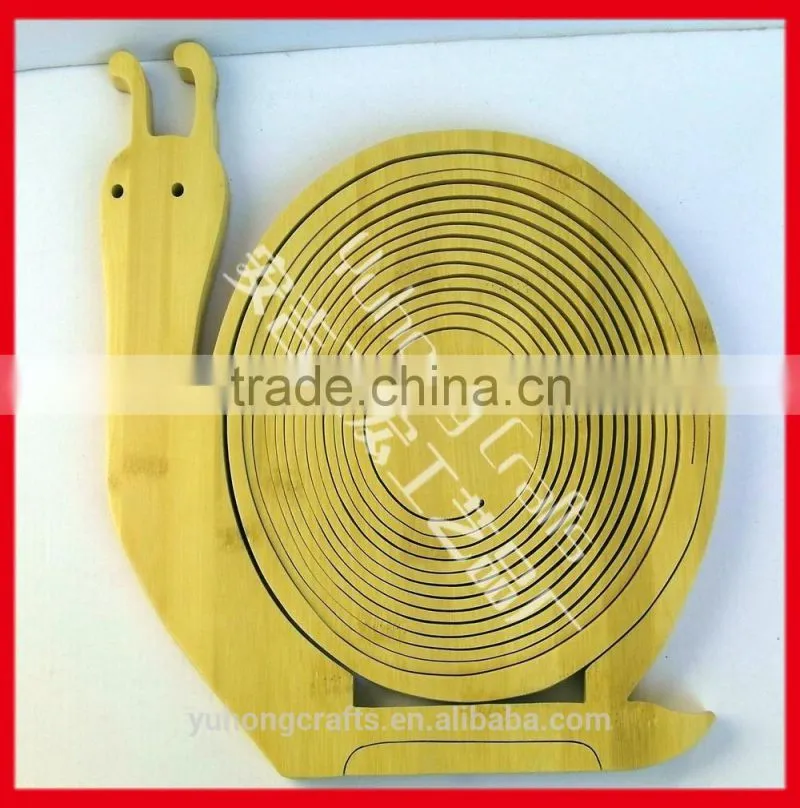 lovely shape bamboo folding fruit basket