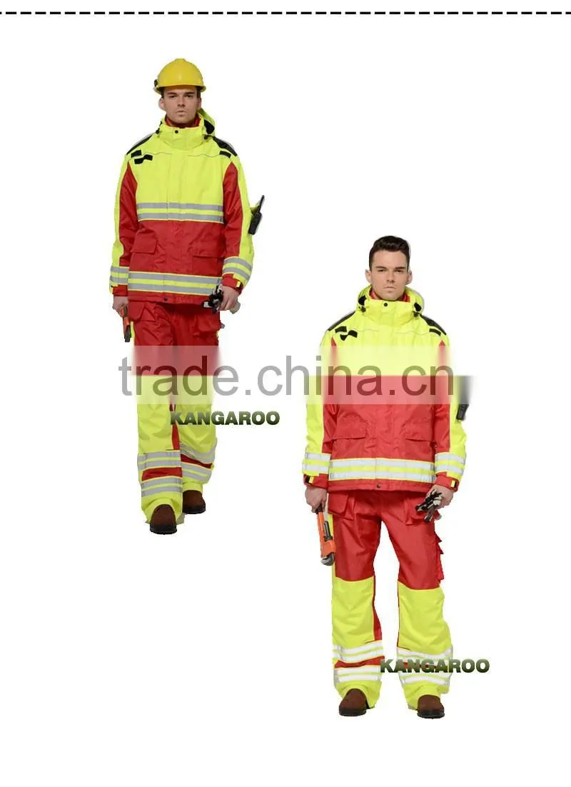 Hi Vis Aramid Fireproof Fire Resistant Coverall