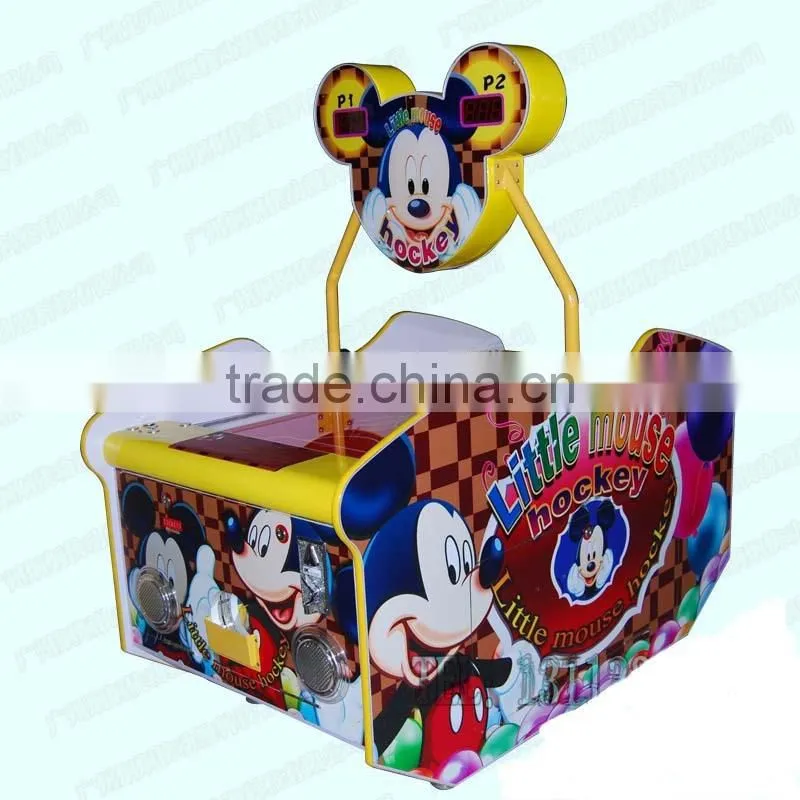 Popular children MINI colorful mouse air hockey games machine