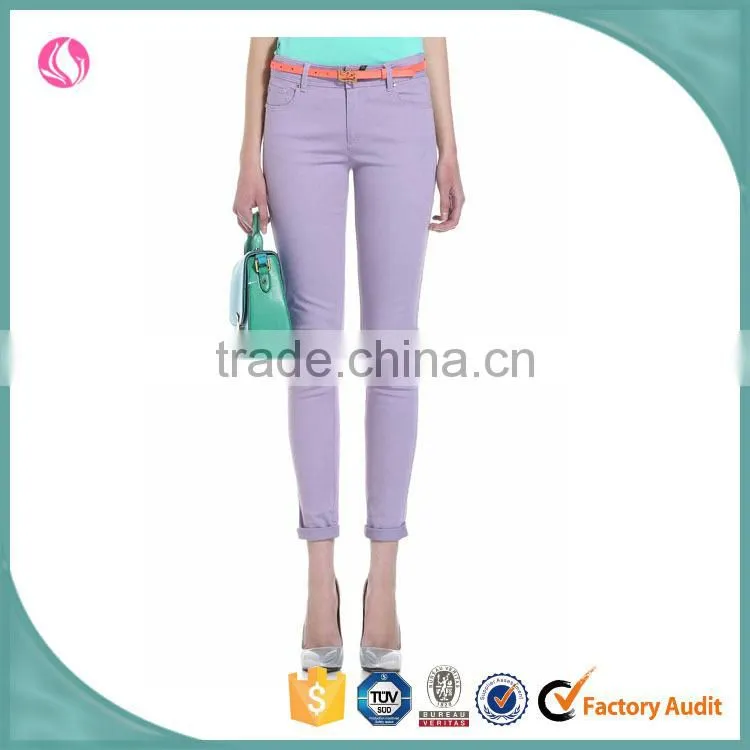 2016 Women Woven Pants Slim Fitted Various Colors Pants