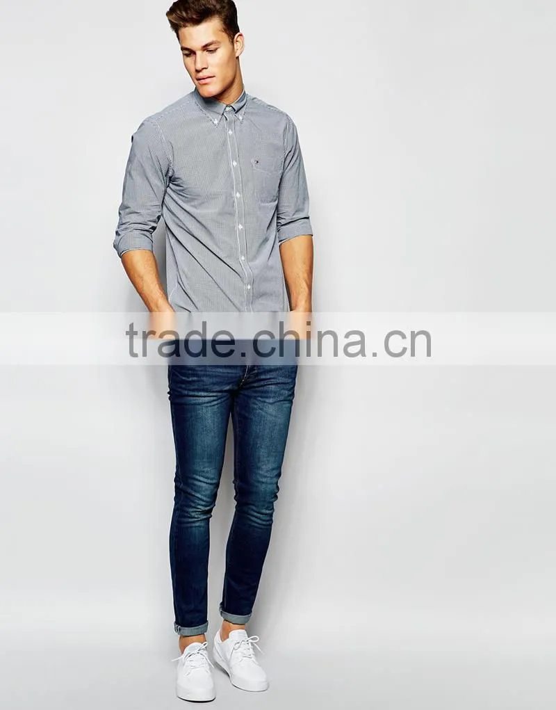 embroidered mens dress shirt in bulk