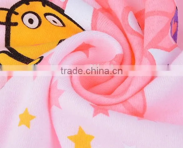 New Pink Cartoon Pig Printing children's Baby Girls long sleeve Pajamas Sleepwears Suits SV004461