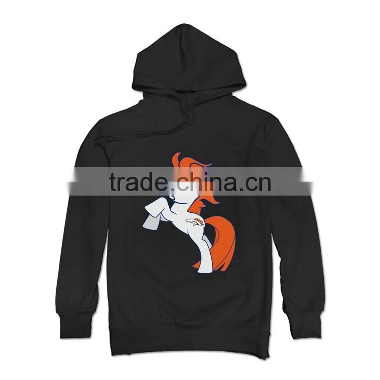 Bulk Custom Printing Design 65% Polyester 35% Cotton Fleece Mens Pullover Oversized Hoodie