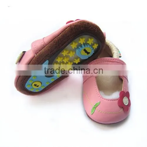 lovely butterfly genuine leather hard sole baby shoes,baby walking shoes,baby mary jane shoes