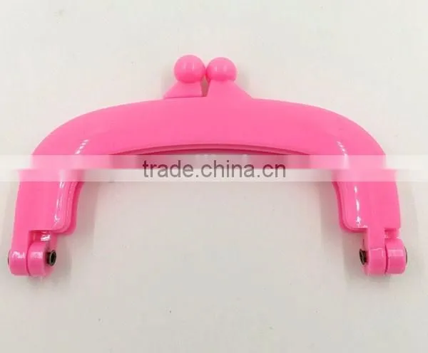 2016 new+ high quality bag accessory 10cm plastic purse frame