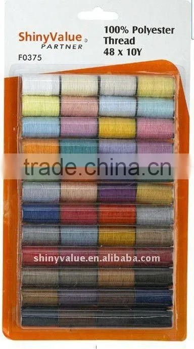 2014 welcomed sewing thread,100%polyester