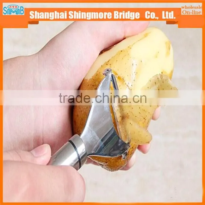 custom handy stainless steel fruits and vegetable peeler