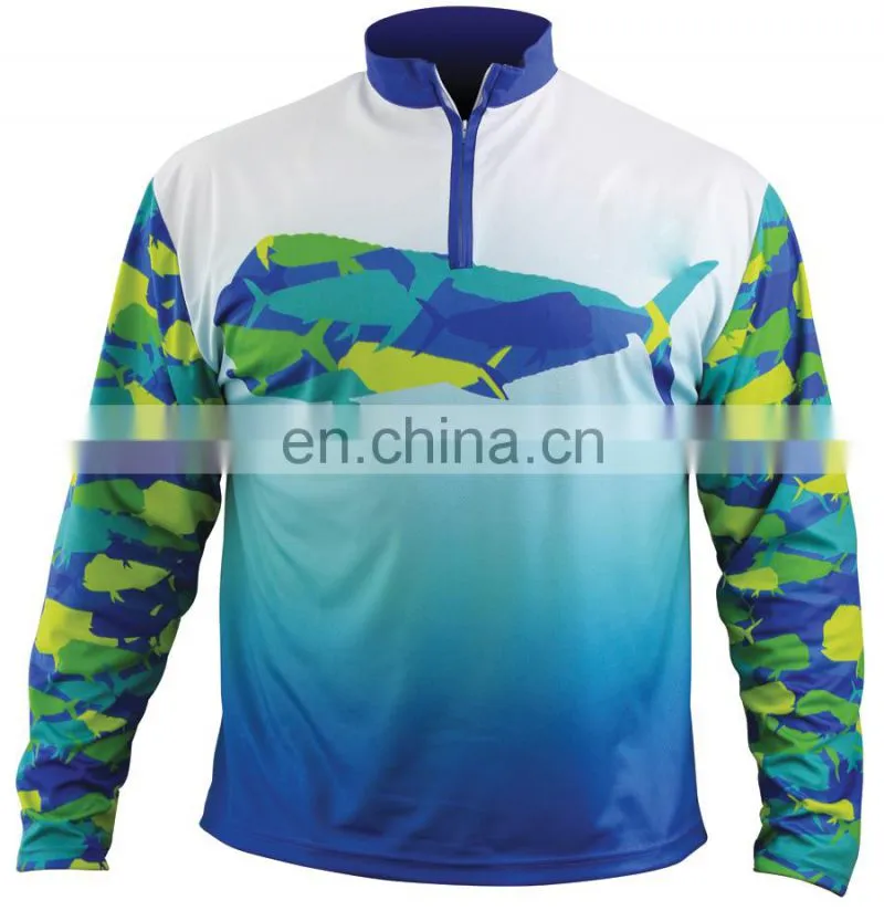 OEM Round Neck Long Sleeve Fishing Shirt