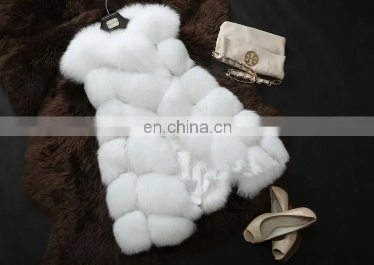 Latest design faux mink coat fox fur coat woman