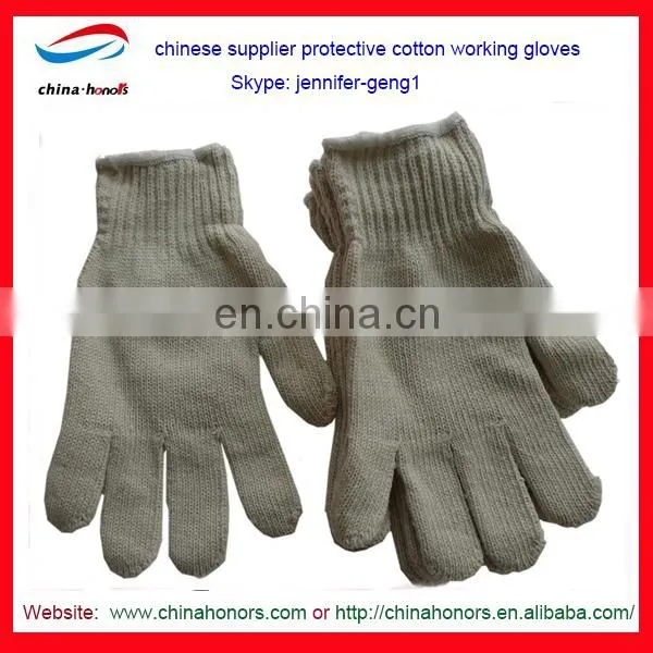 western safety gloves safety working gloves/string knit work gloves