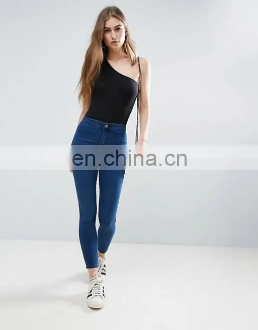 2017 Newest Design Sleeveless One Shoulder Top