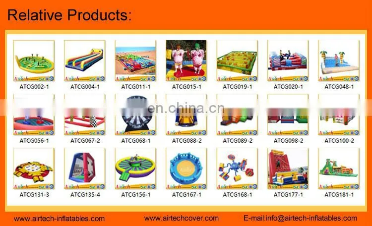 Hot popular portable inflatable football games commercial indoor soccer field for sale