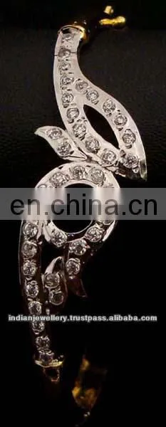 cz bangle bracelets manufacturer exporter, CZ bracelets bangle supplier,Indian fashion Cz bracelet banglemanufacturer