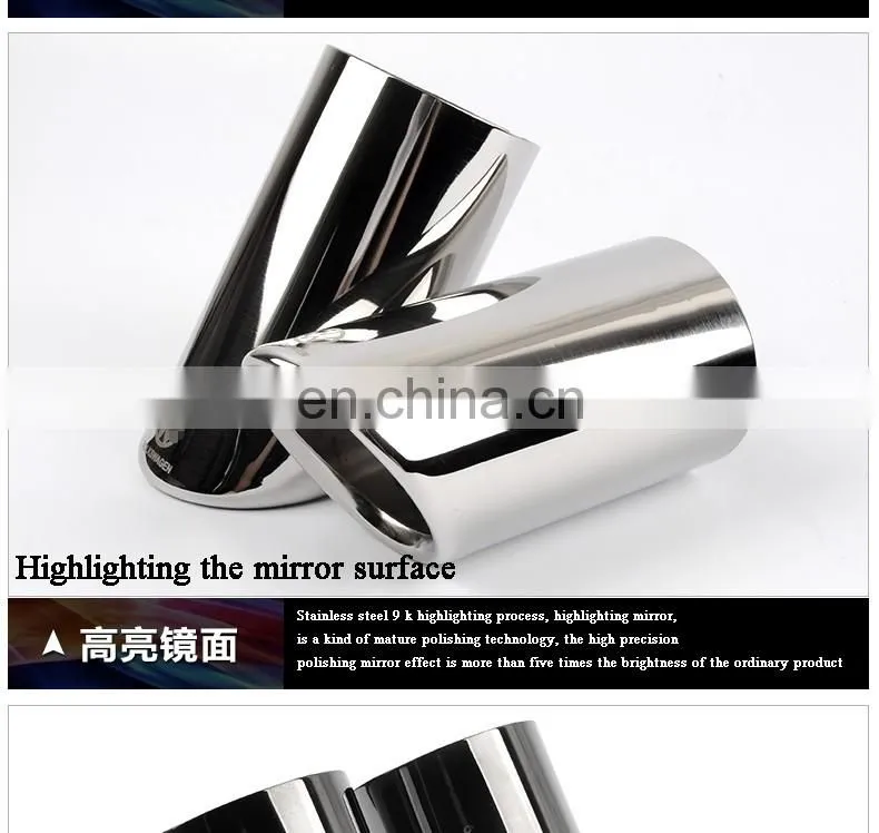 exhaust pipe titanium exhaust tips