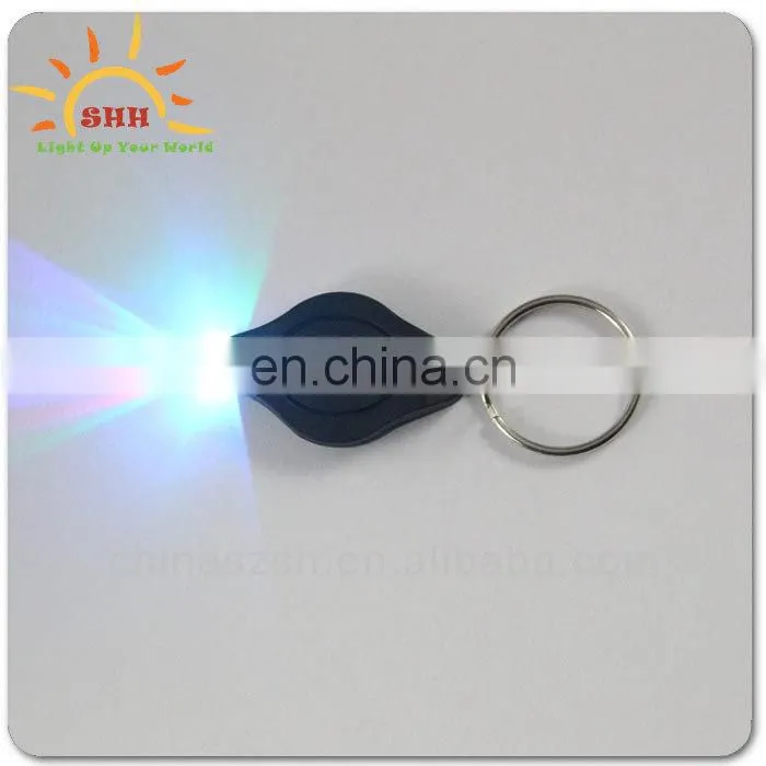 China manufacturer wholesale UV led light up keychain for party decoration and promotion gifts with factory price