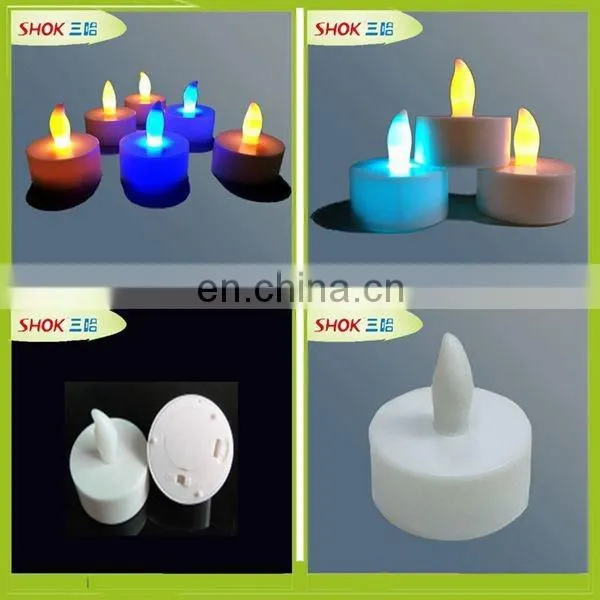 Long lasting tea candle led, wax candle, flashing led candles