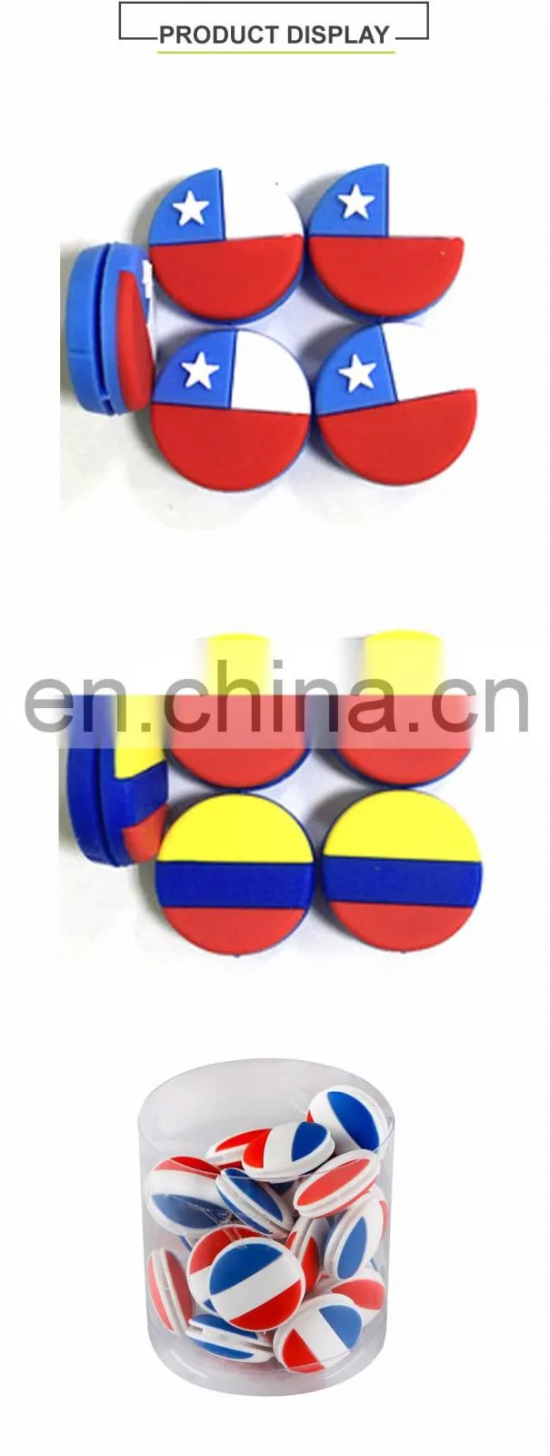Wholesale Eco-Friendly Best Custom Logo Soft Pvc Tennis Dampener