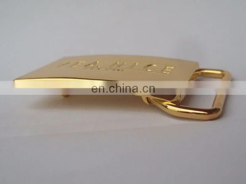 Fashion custom metal logo label handbag metal logo plates