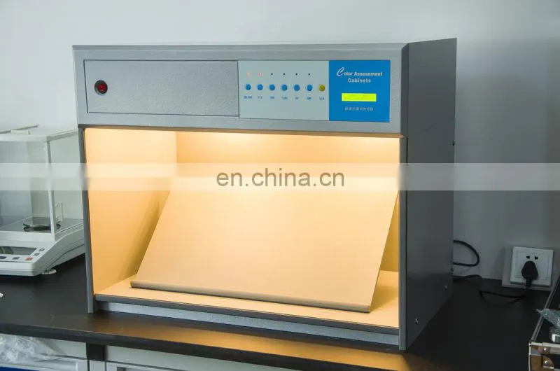 Textile Test Equipment GT-D08 Color Matching Light Box For Color Assessment And Inspection