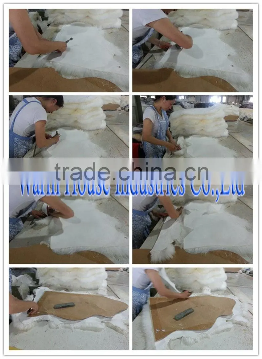 2016 100% New Arrival Home Furnishing Dyed Sheepskin Rug
