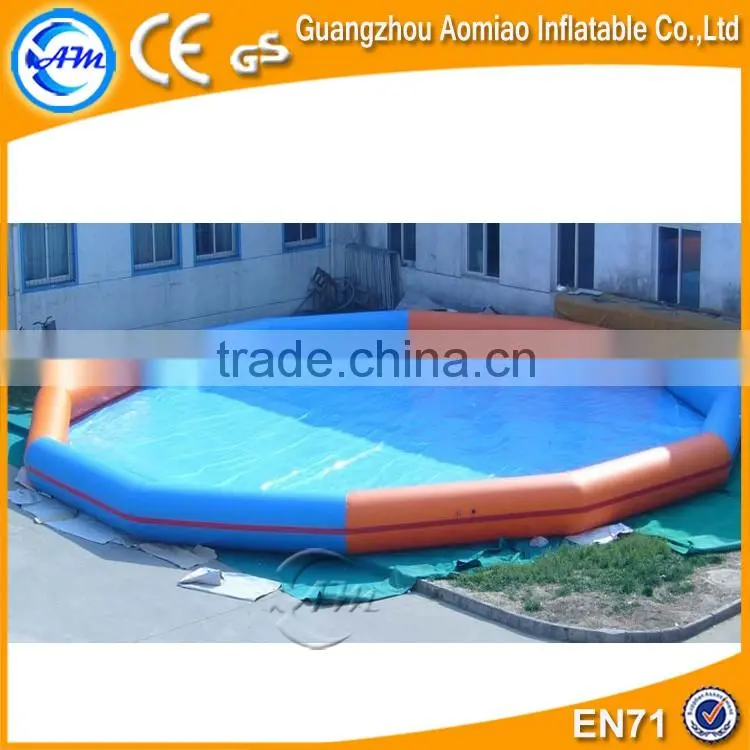 0.9mm PVC High quality inflatable ball pool, square/round inflatable water swimming pool