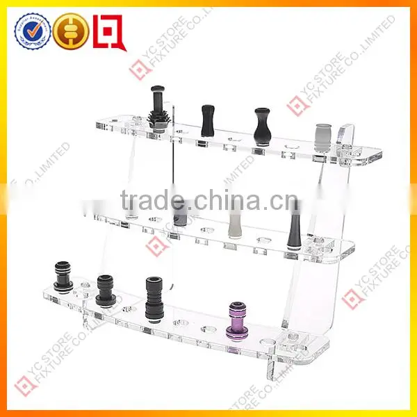 3 Tier clear acrylic E Liquid Display in jinjiang