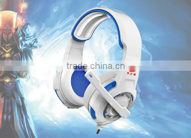 Computer accessory 7.1 sound track LED ODM cheap USB gamer headsets for xbox