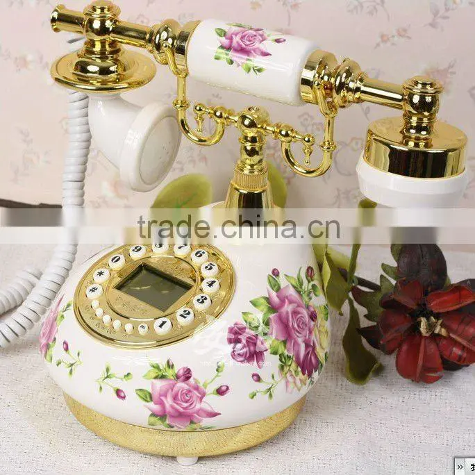 New products ceramic material Fashion Antique Telephone