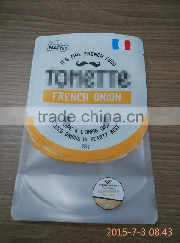 dried food bag for fruit with translucent window