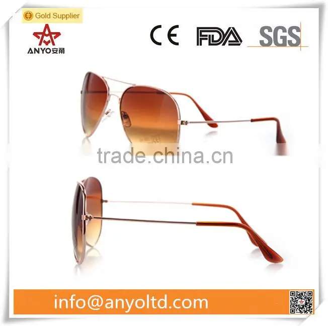 Metal frame UV400 sunglasses