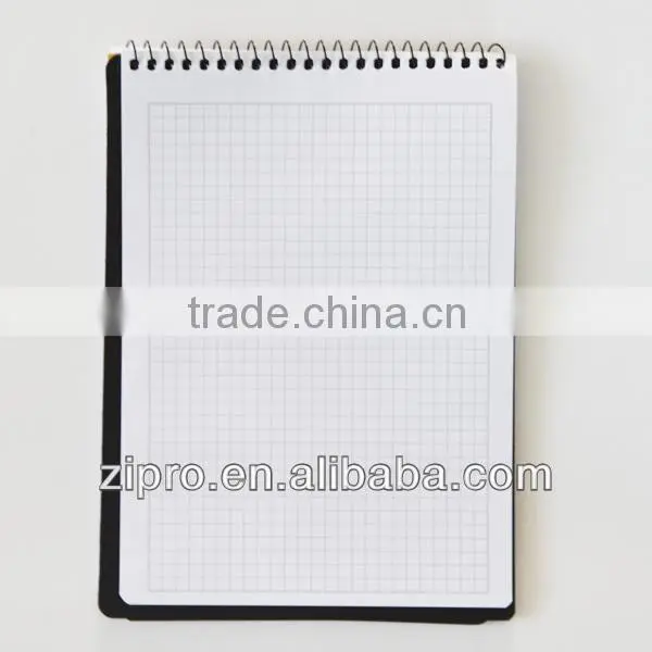plastic cover spiral note books for school