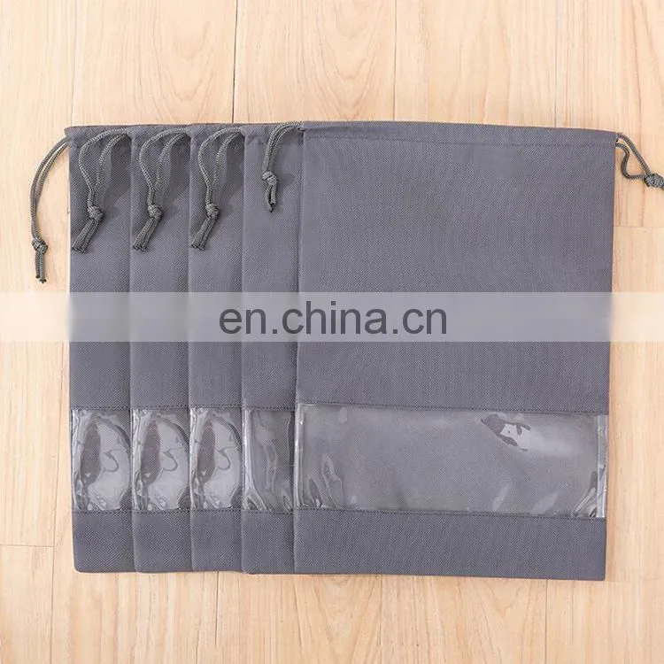 Customized Recyclable Non Woven Drawstring Shoe Bag Making Machine
