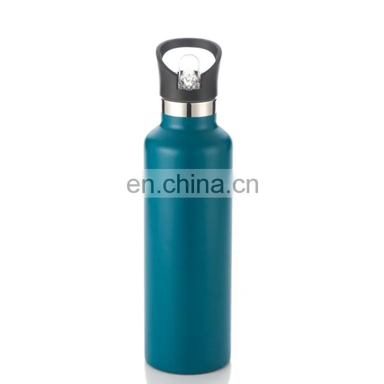 Drinkware Supplier Stainless Steel Double Wall Thermal Insulated Water Bottle With Straw Tumbler Cup